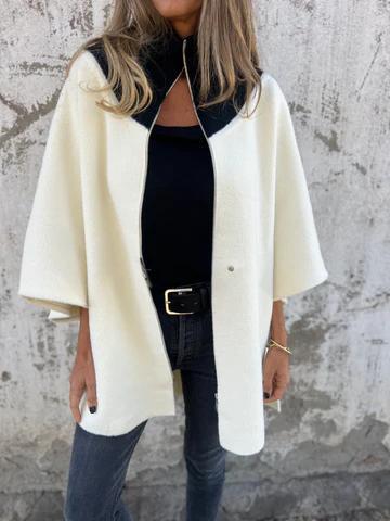 Marthe | Casual jacket cardigan with stand-up collar