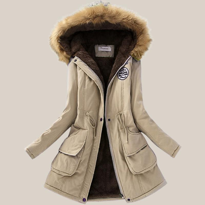 Jolanda - Winter parka with fur collar