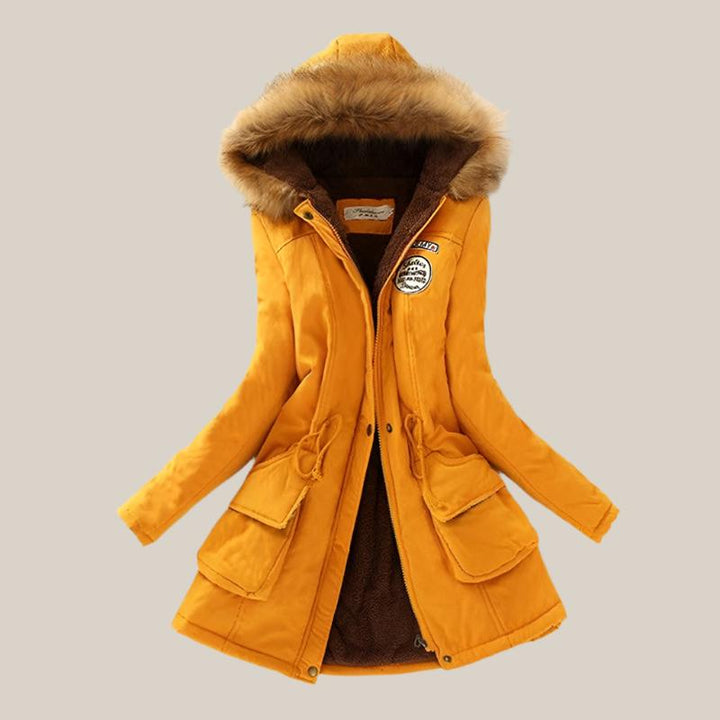 Jolanda - Winter parka with fur collar