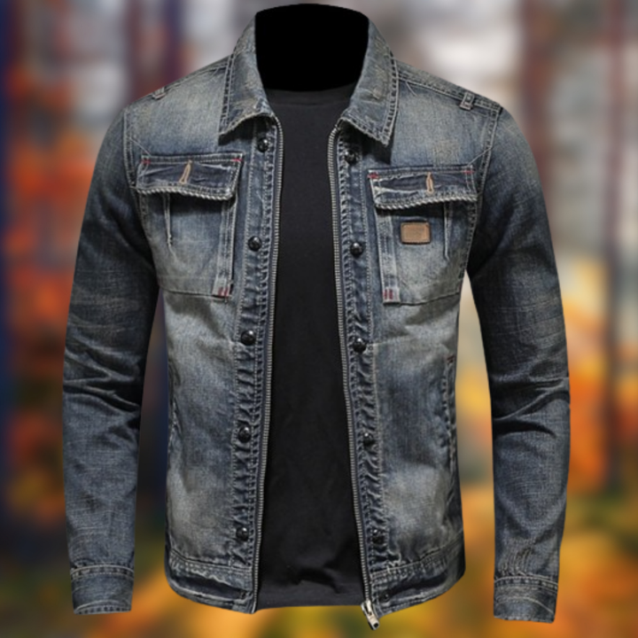 Luigi™ | Retro-Style Denim Jacket