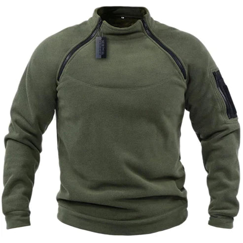 Jomartson - Military-Style Fleece Jumper