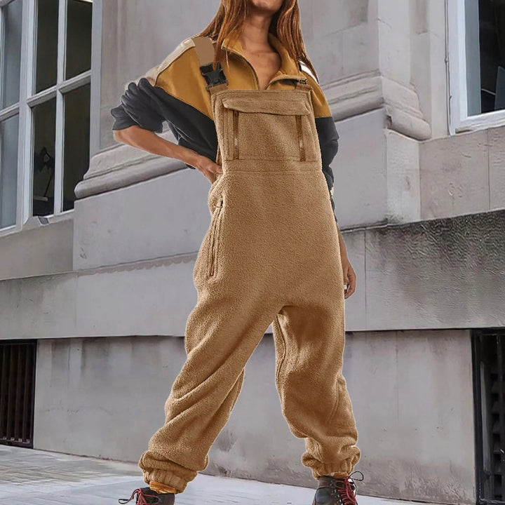 Marie™ - Adjustable Corduroy Velvet Fleece Jumpsuit