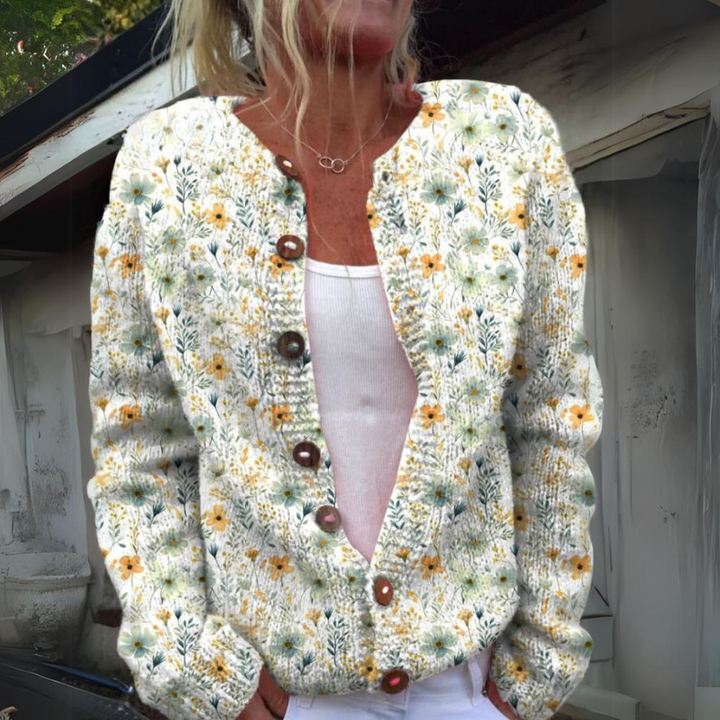 Talia™ | Floral Print Cardigan