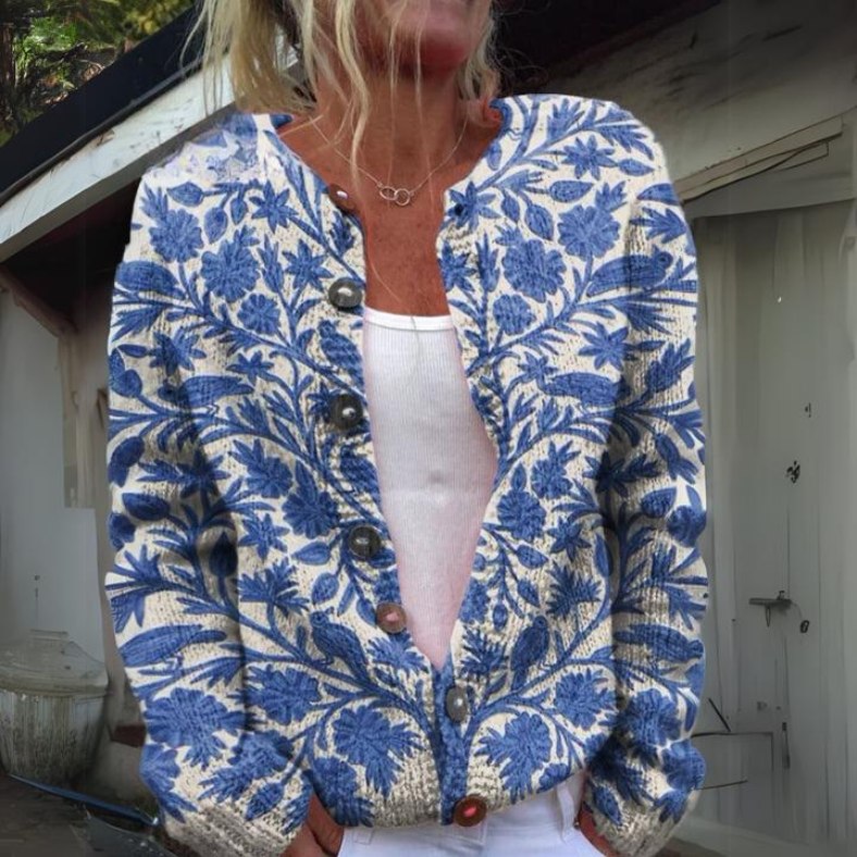 Talia™ | Floral Print Cardigan