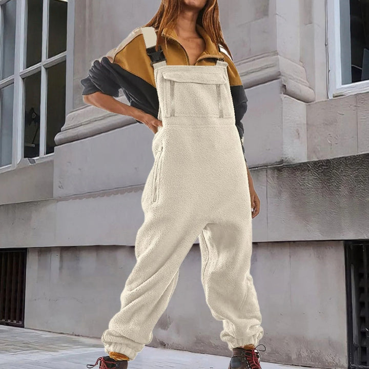 Marie™ - Adjustable Corduroy Velvet Fleece Jumpsuit