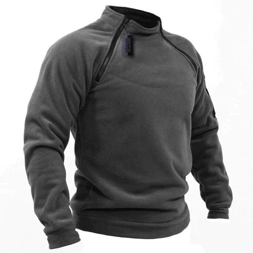 Jomartson - Military-Style Fleece Jumper