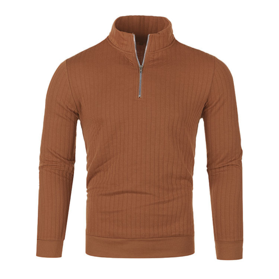 Fausto - MEN'S ZIP-UP SWEATER