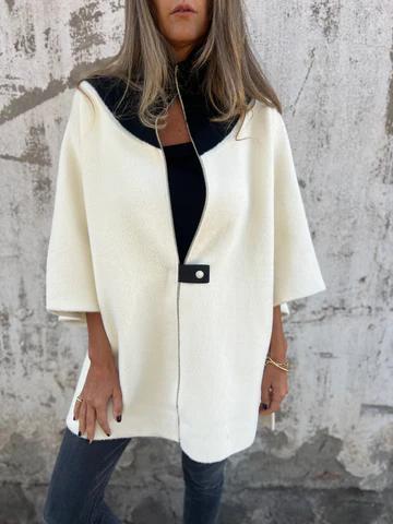 Marthe | Casual jacket cardigan with stand-up collar