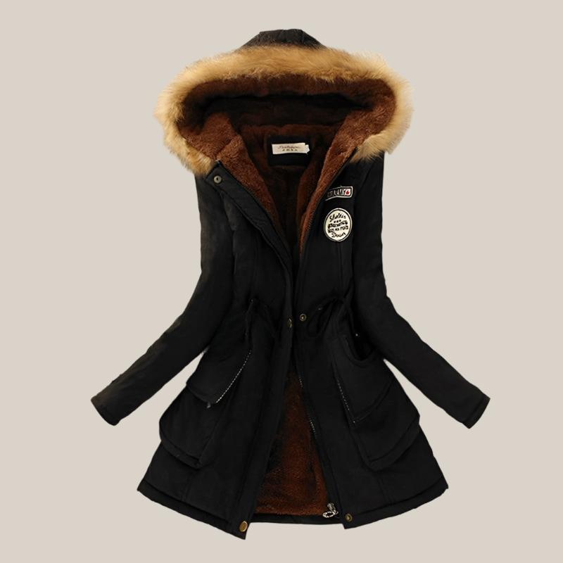 Jolanda - Winter parka with fur collar