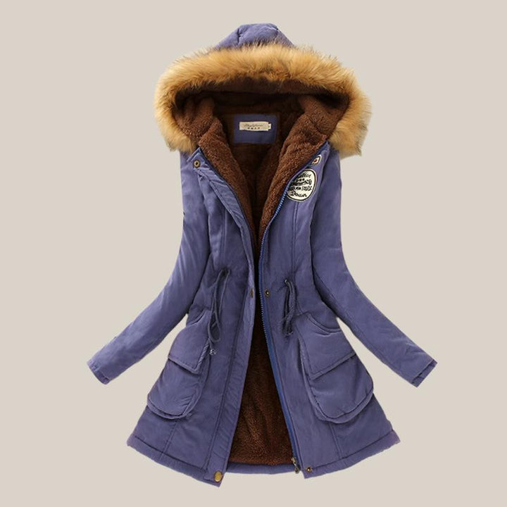 Jolanda - Winter parka with fur collar