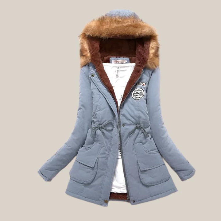 Jolanda - Winter parka with fur collar