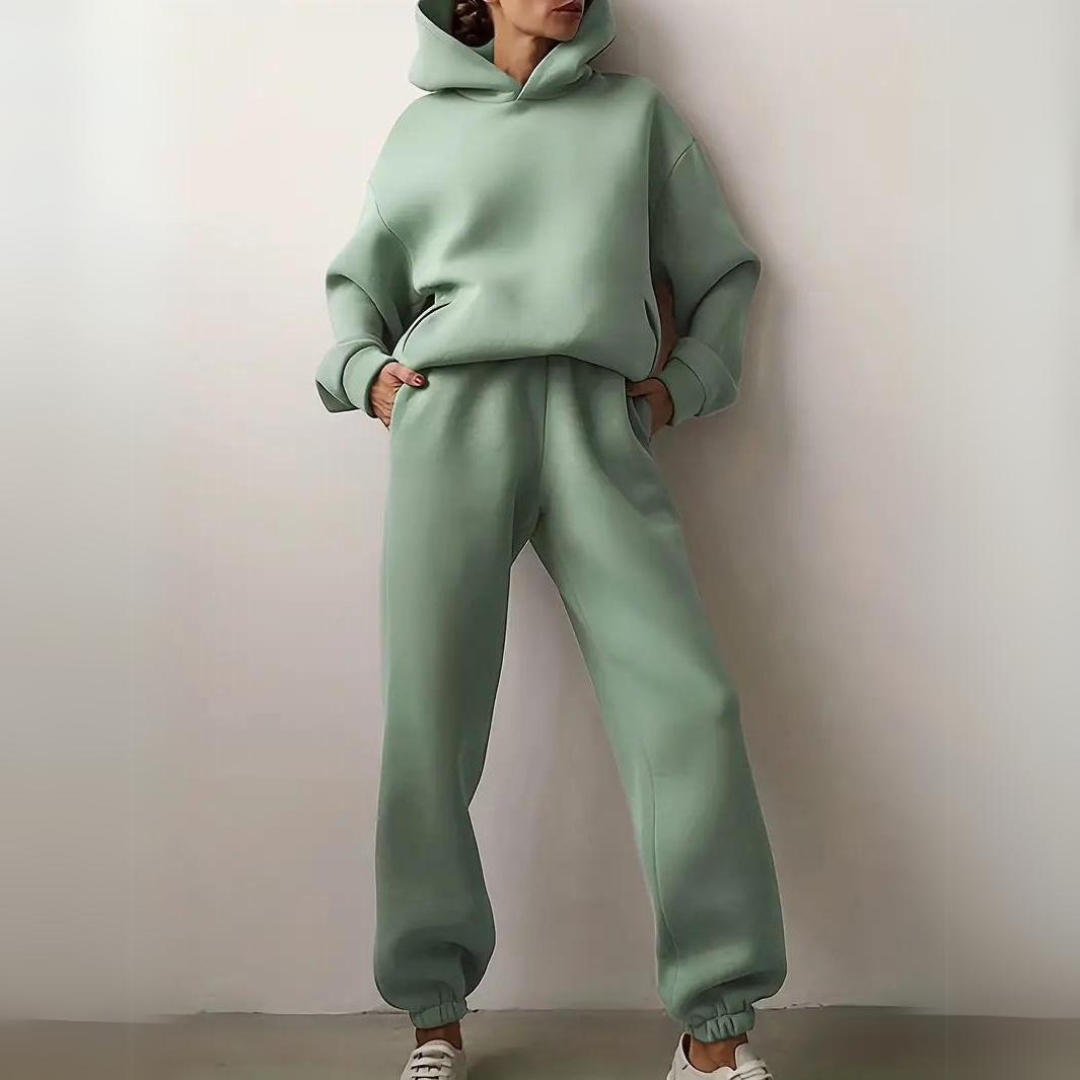 SVEVA™ | Women's Two-Piece Set: Sweatshirt and Pants