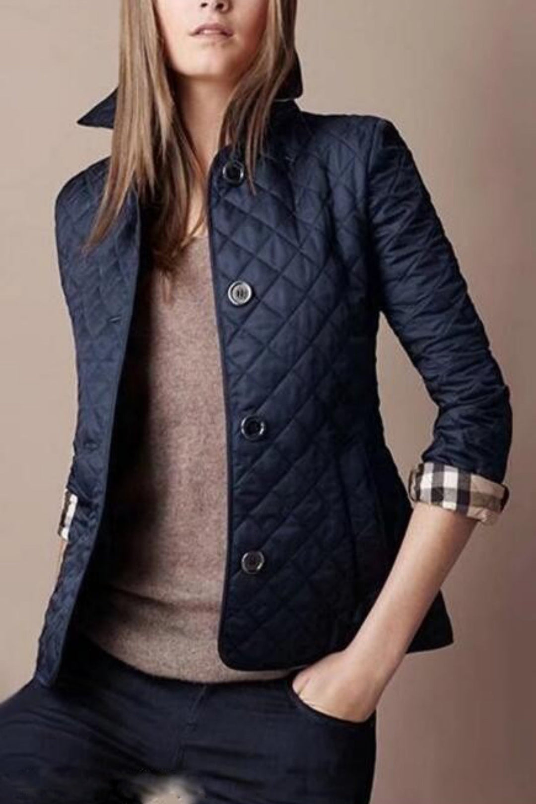 Evie Slim Silk Cotton Jacket