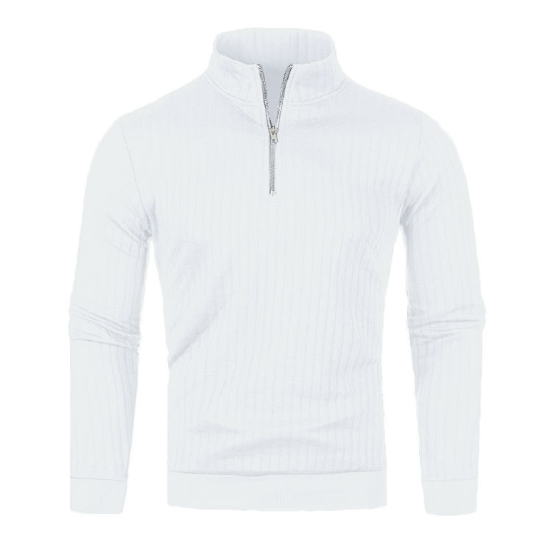 Fausto - MEN'S ZIP-UP SWEATER