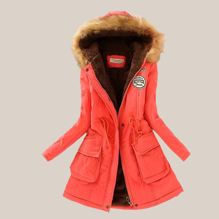 Jolanda - Winter parka with fur collar