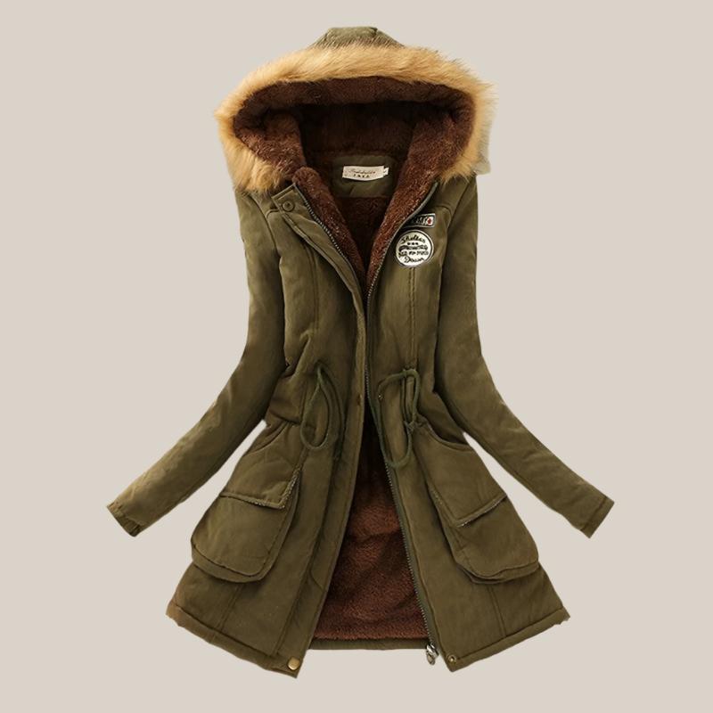 Jolanda - Winter parka with fur collar