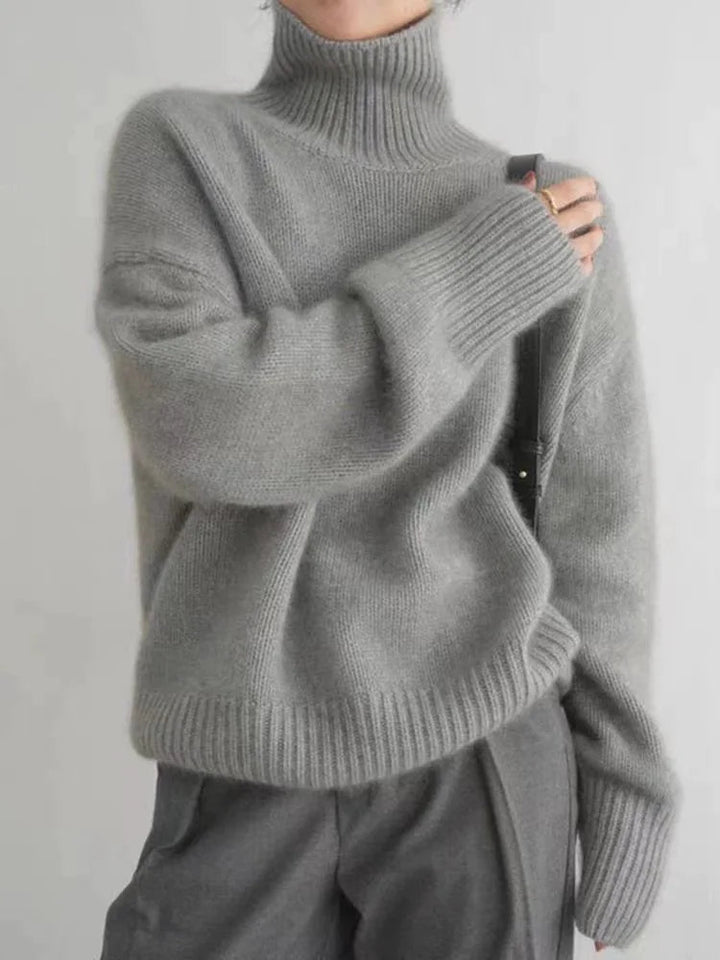 Agnes™ – Comfortable, Soft Knit Turtleneck Sweater