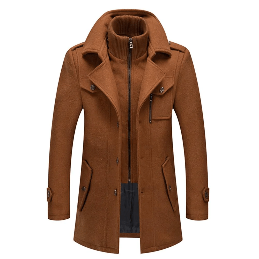 Maxim - Elegant Two-Piece Winter Coat for Men