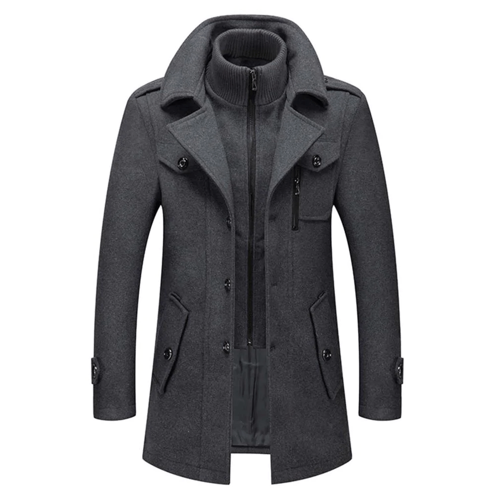 Maxim - Elegant Two-Piece Winter Coat for Men