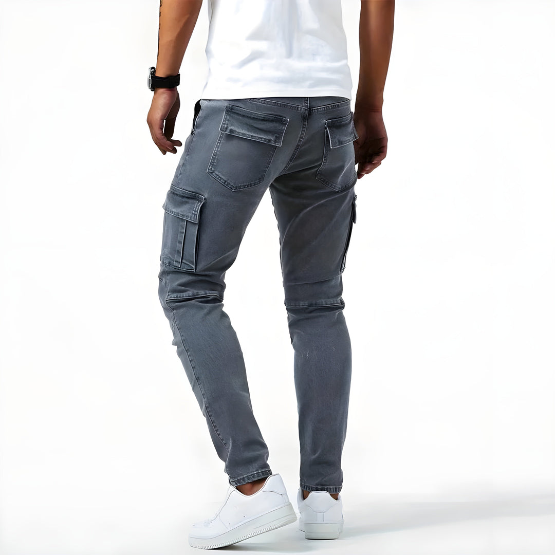 Samuel™ | Elastic Denim Cargo Pants