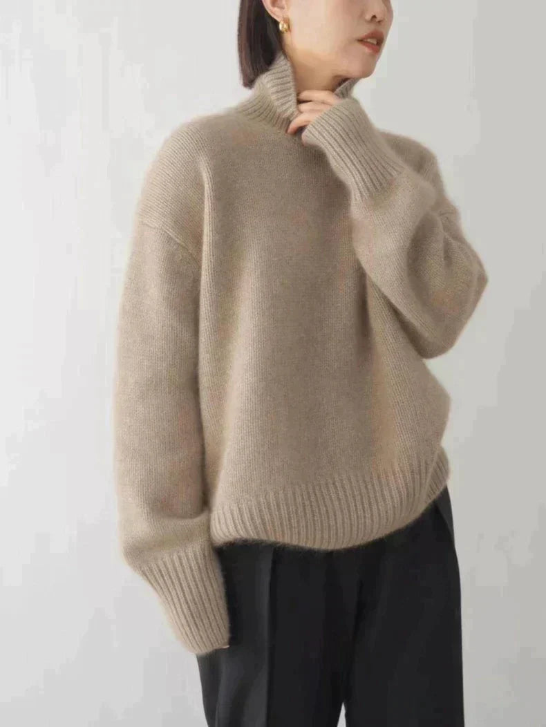 Agnes™ – Comfortable, Soft Knit Turtleneck Sweater