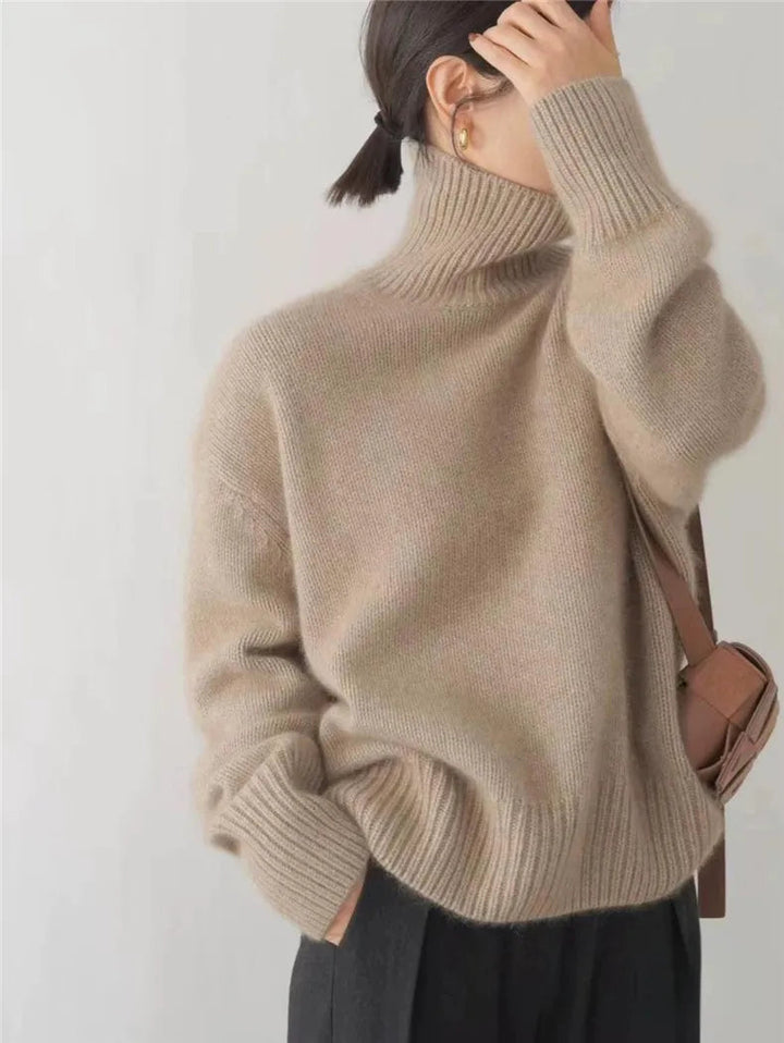 Agnes™ – Comfortable, Soft Knit Turtleneck Sweater