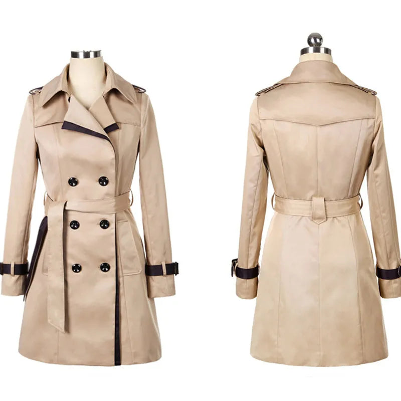 Kari Double-Breasted Trench Coat