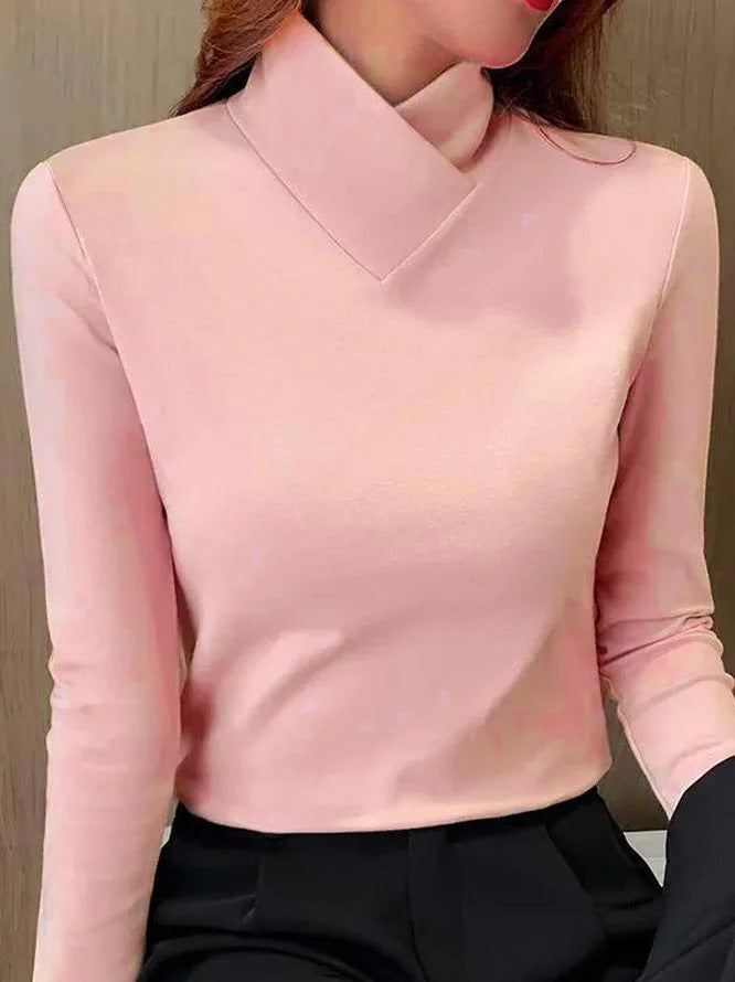 Stazia™ - Elegant Turtleneck Sweater with High Collar