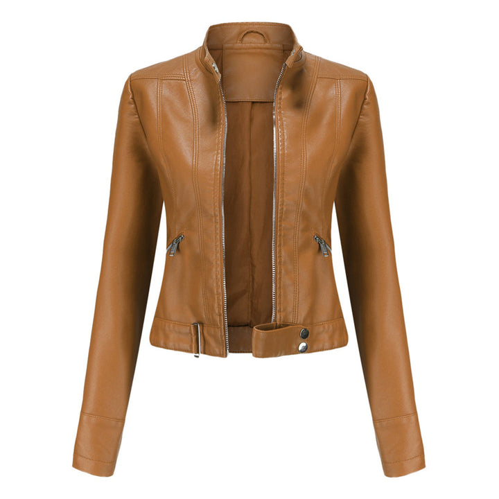 OLIVIA | SHORT LEATHER JACKET