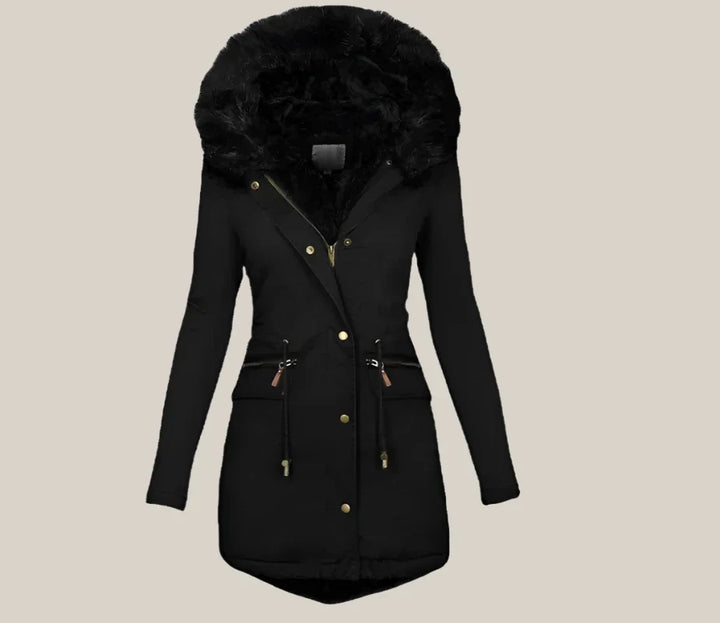 Esther - Winter parka with fur collar