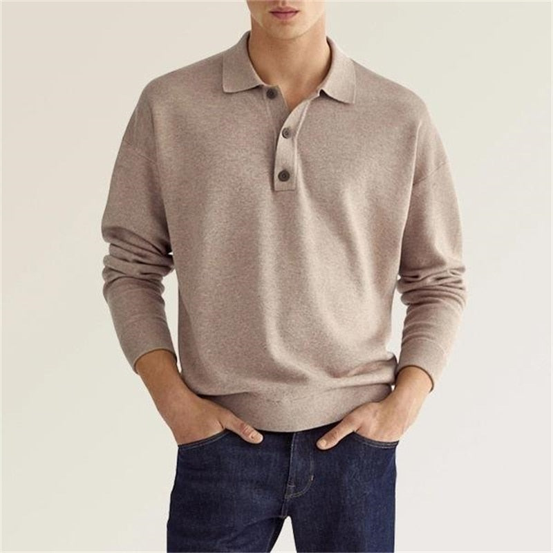 Leopold - Long-sleeved Polo Shirt