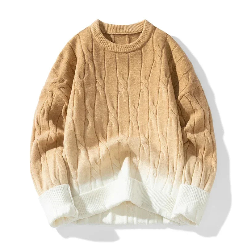 Charlie | Chunky Gradient Knit Sweater