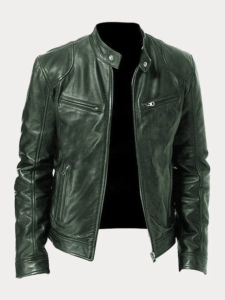 David™ - Casual Leather Jacket