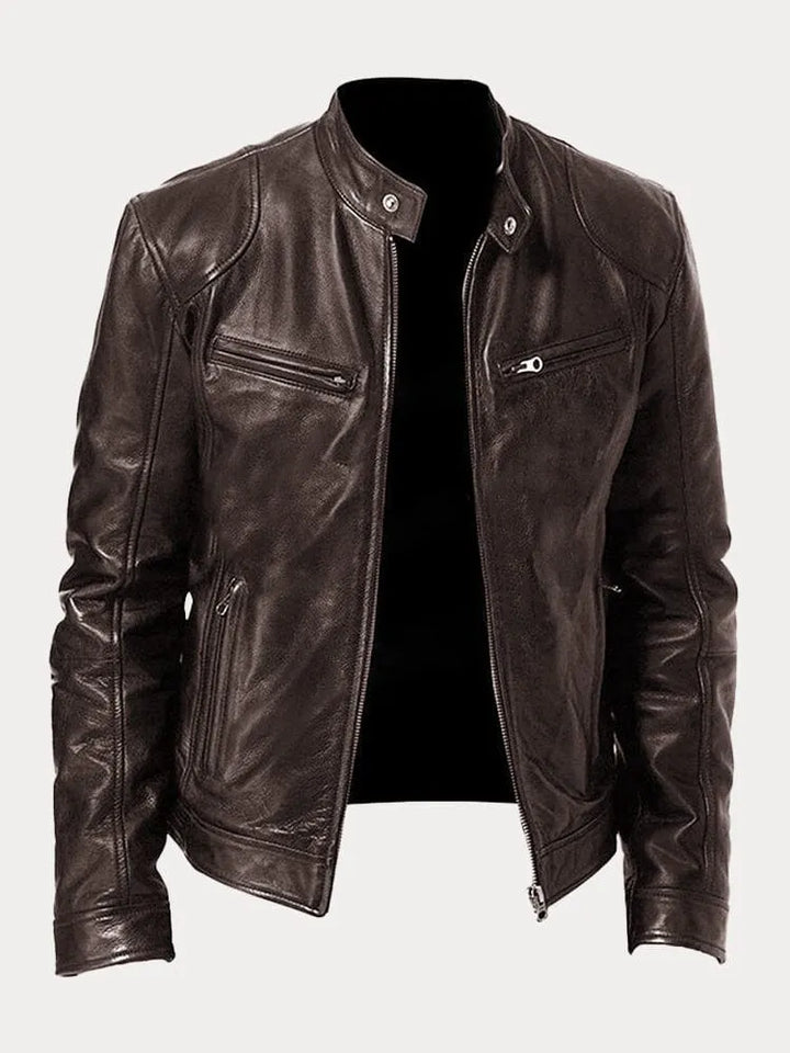 David™ - Casual Leather Jacket