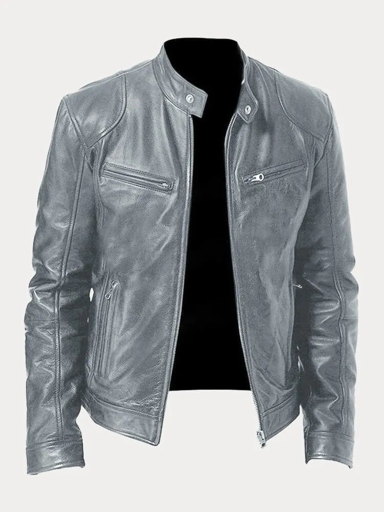 David™ - Casual Leather Jacket