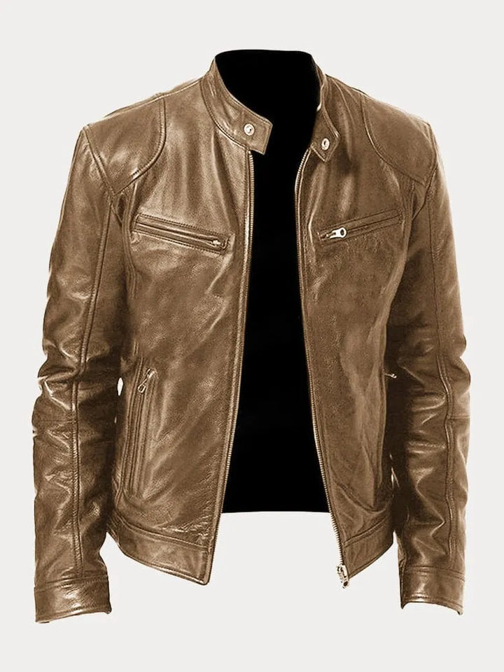 David™ - Casual Leather Jacket