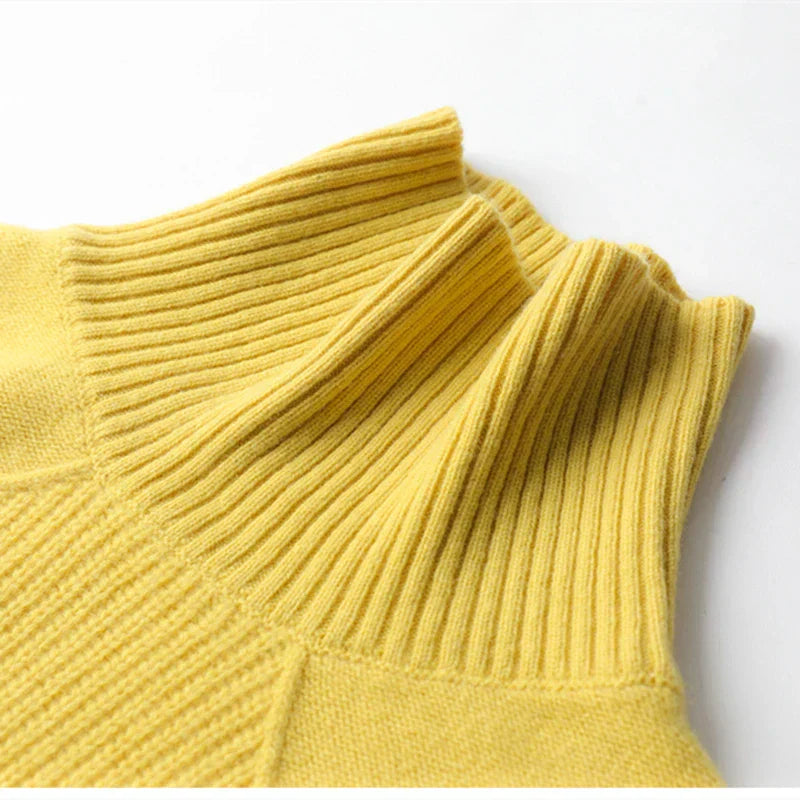 VIOLA | Turtleneck Polo Sweater