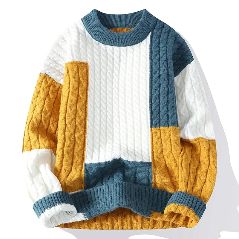 Harry | Casual Colour Block Sweater for Men