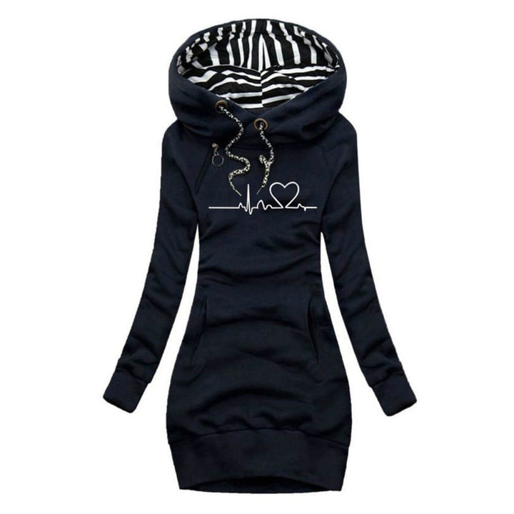 Salida™ - Hoodie Dress with Heartbeat Print