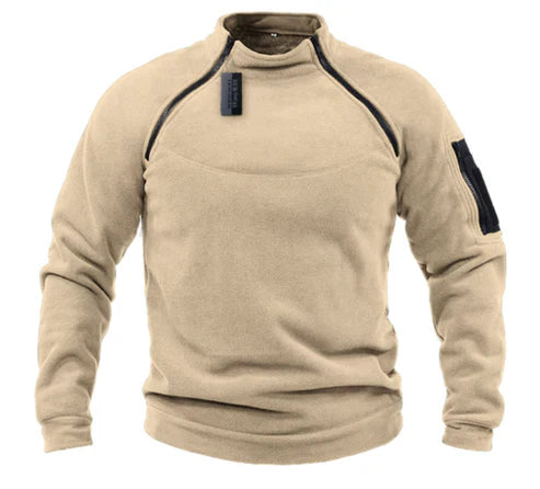 Jomartson - Military-Style Fleece Jumper