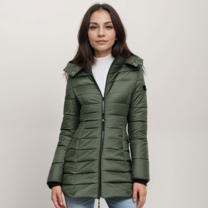 Aqua | Stylish Mid-Length Winter Coat