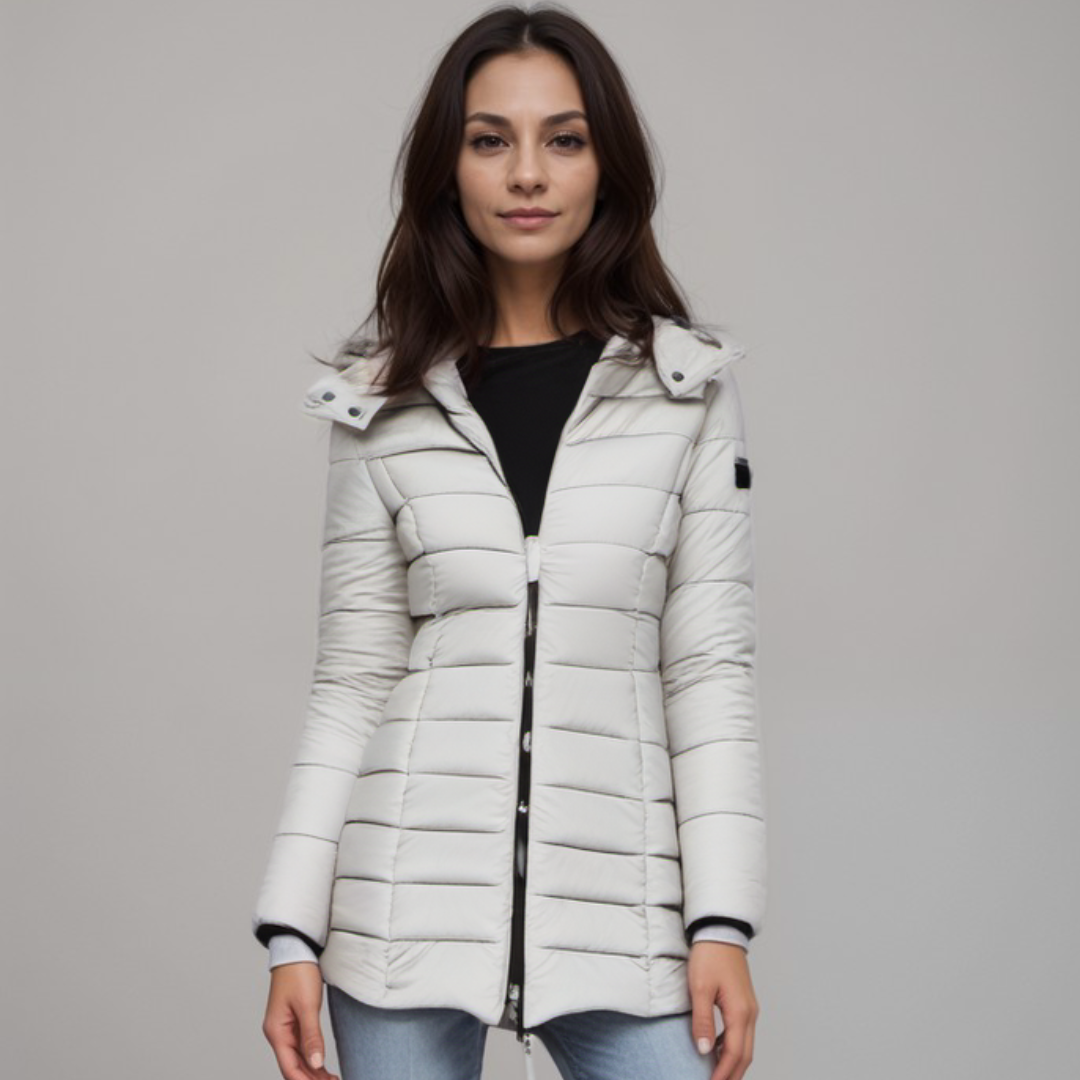 Aqua | Stylish Mid-Length Winter Coat