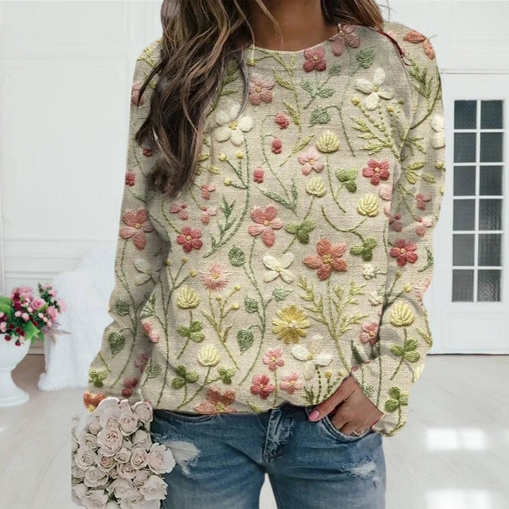 Stella™ | Floral Pattern Pullover for Women