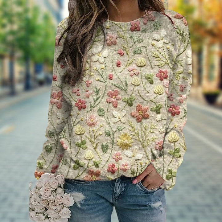 Stella™ | Floral Pattern Pullover for Women