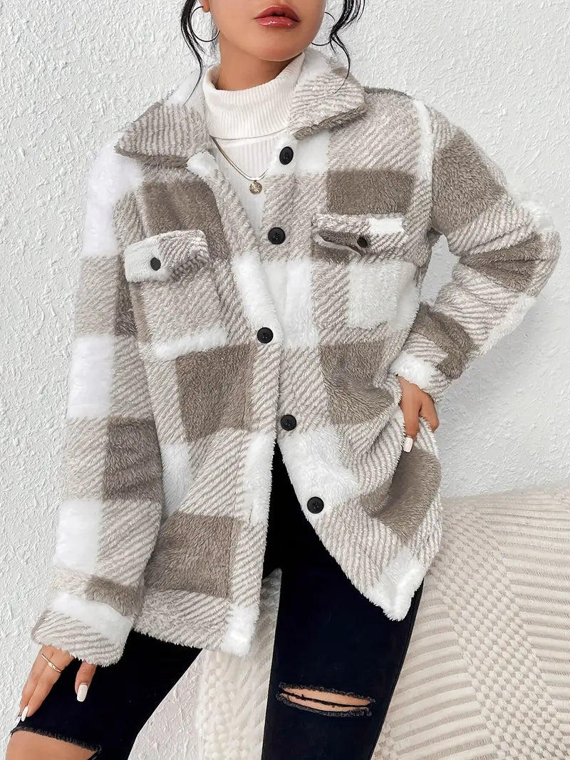 Karoline Plaid Jacket