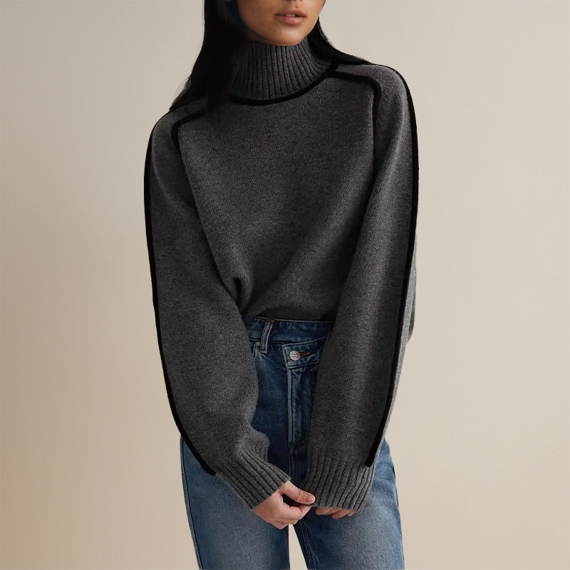 Livia - Women's Turtleneck Jumper