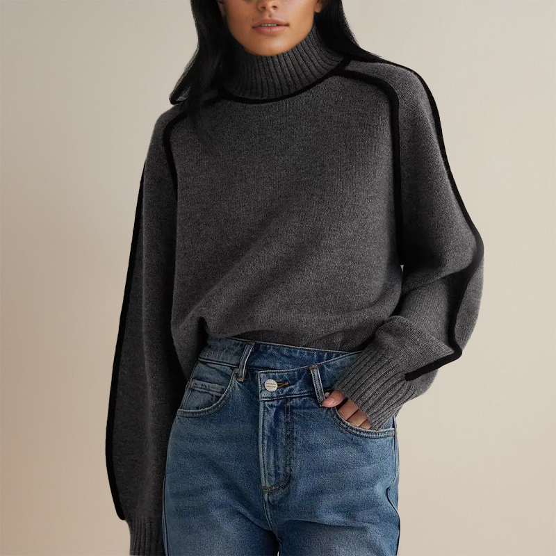 Livia - Women's Turtleneck Jumper