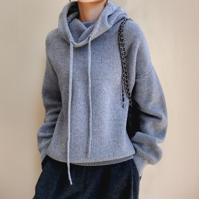 ARIA | Knitted Plush Hoodie