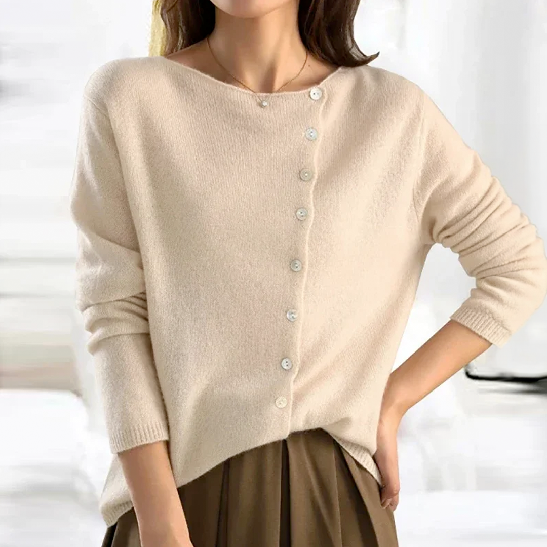 HEATHER | ELEGANT BUTTON CARDIGAN