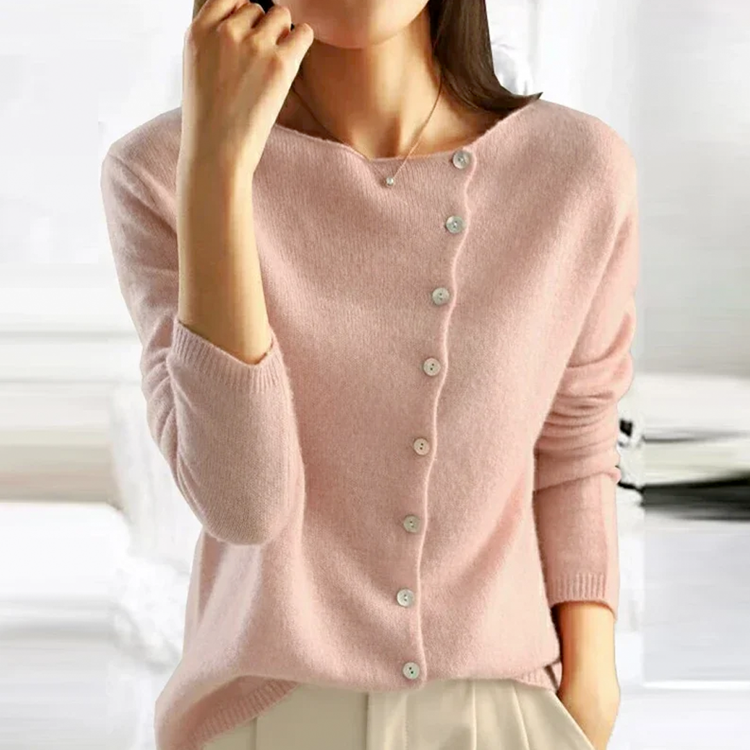 HEATHER | ELEGANT BUTTON CARDIGAN